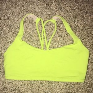 Lime green size 4 Lululemon bra!